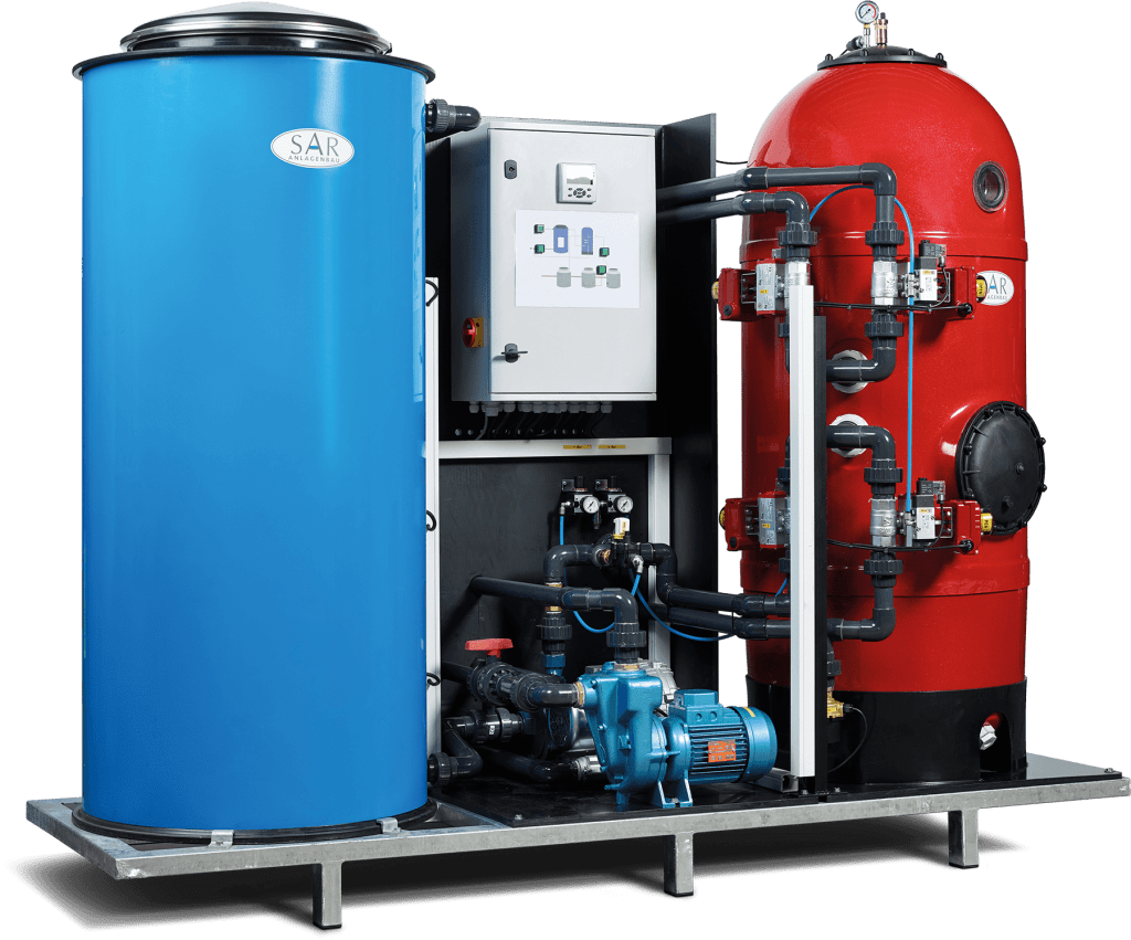 Wasseraufbereitungsanlage für Waschstraßen